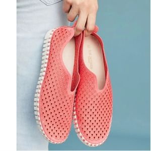 ILSE JACOBSEN hornbak Women's Tulip 139 coral Perforated Slip-On Sneaker size 42